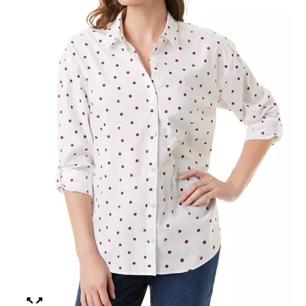 Gloria Vanderbilt
Women's Amanda Printed Cotton Button-Front Shirt